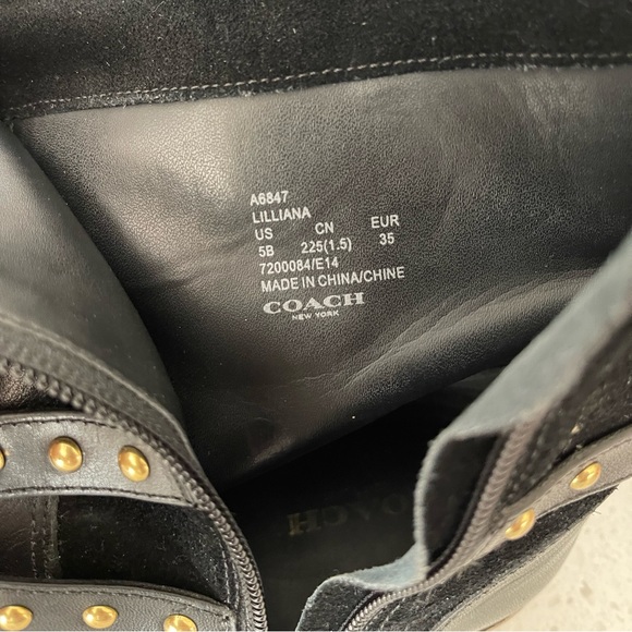 Ladies Coach Liliana Boots Size 5 - Picture 5 of 5